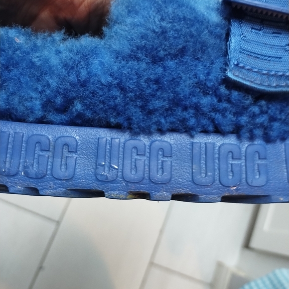 UGG Blue FluffitaSlippers - Picture 3 of 13